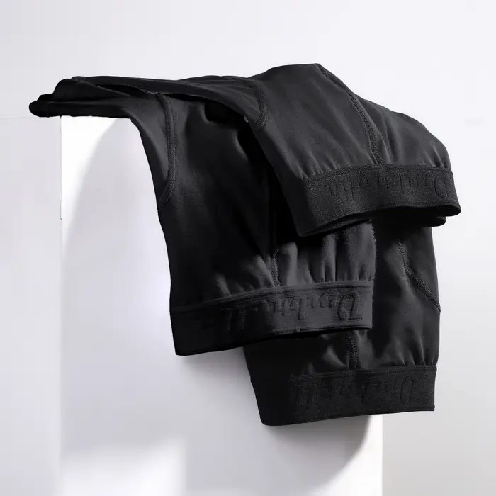 3 Black Cotton Trunks