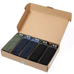 Kasse med 5 Bambus Underbukser