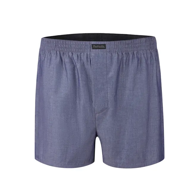 Blå Vævede Boxershorts