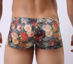 Underbukser med blomster 